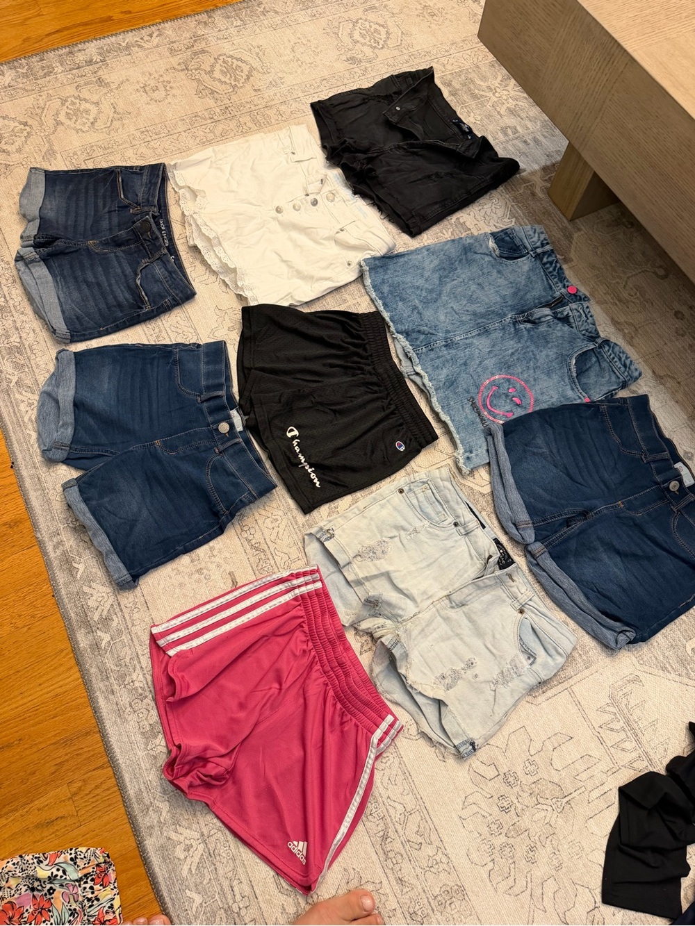 Girls Shorts & Skirt Bundle 9 Pc